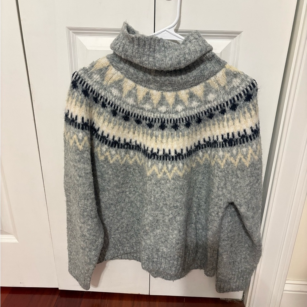 Cozy Fair Isle Turtleneck Sweater